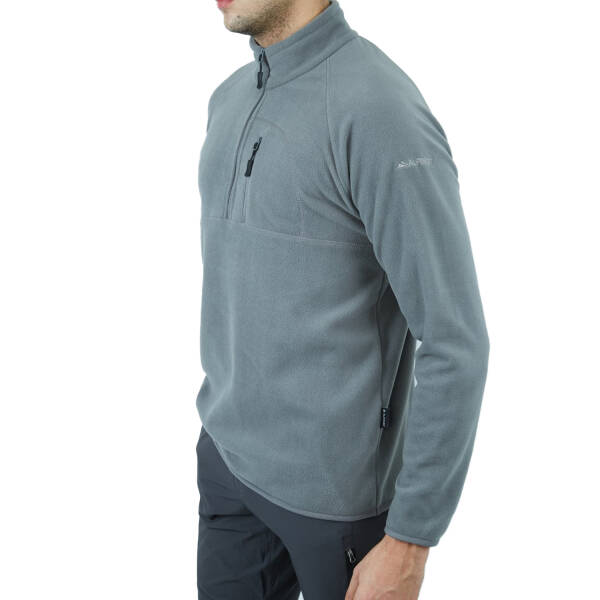Alpinist Gamma Yarım Fermuarlı Erkek Polar 600508-GR - 5