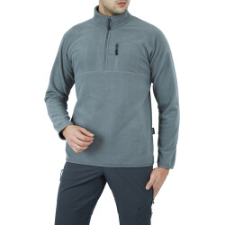 Alpinist Gamma Yarım Fermuarlı Erkek Polar 600508-GR - 6