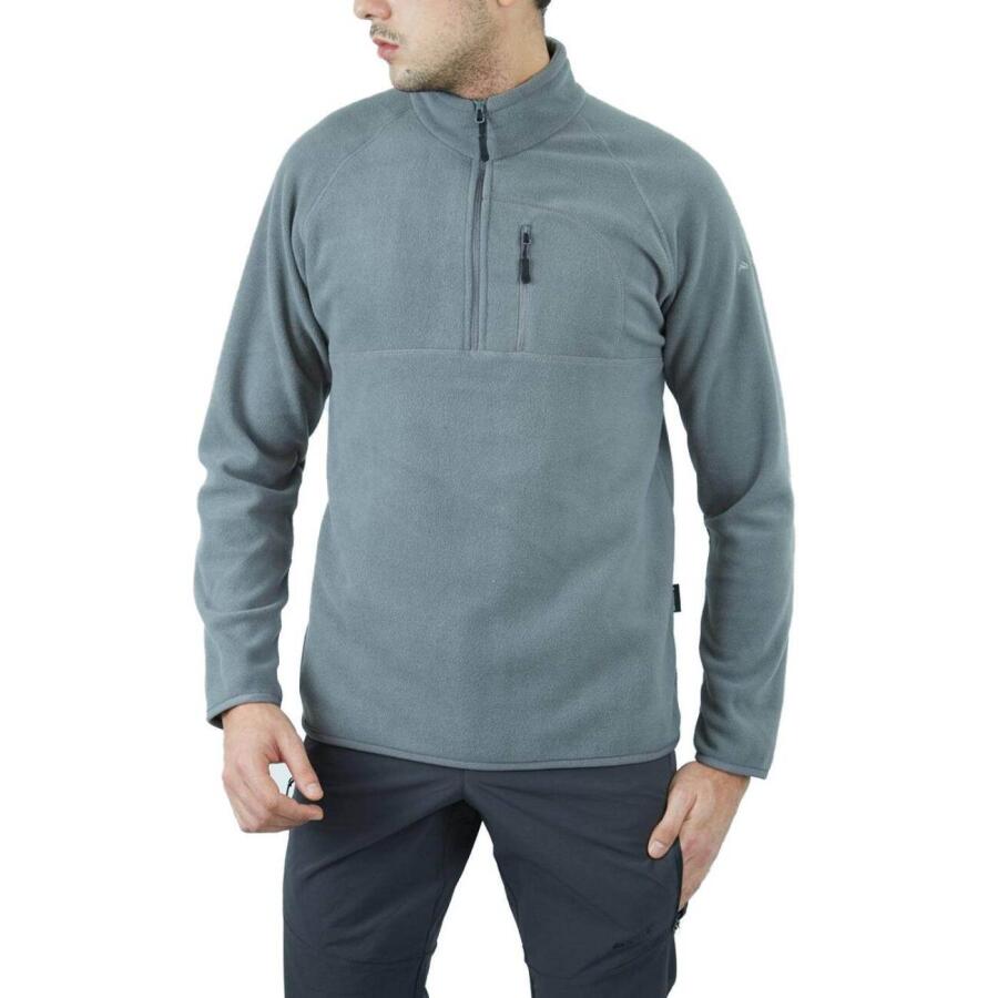 Alpinist Gamma Yarım Fermuarlı Erkek Polar 600508-GR - 1