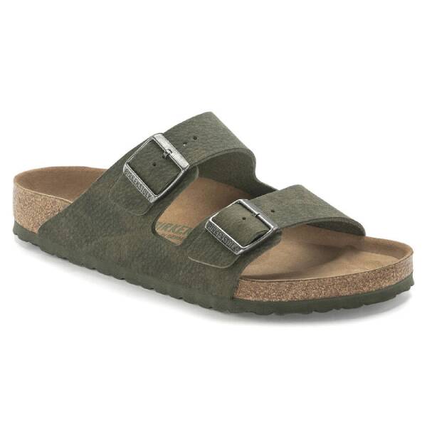 Birkenstock Arizona Desert Dust Vegan Çift Bantlı Erkek Terlik 1024544 - 1