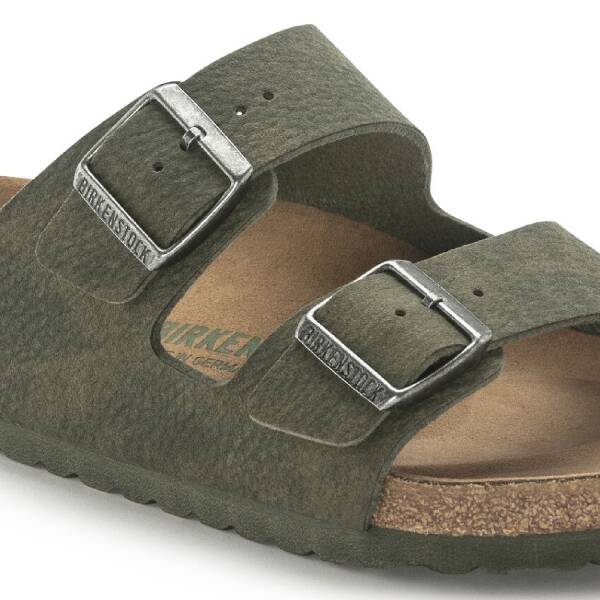 Birkenstock Arizona Desert Dust Vegan Çift Bantlı Erkek Terlik 1024544 - 2