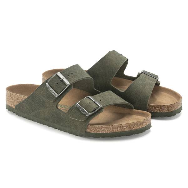Birkenstock Arizona Desert Dust Vegan Çift Bantlı Erkek Terlik 1024544 - 4