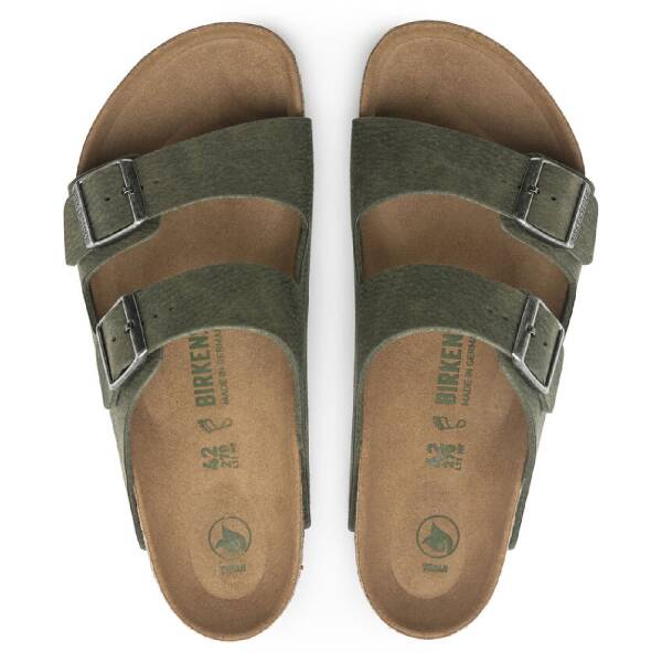 Birkenstock Arizona Desert Dust Vegan Çift Bantlı Erkek Terlik 1024544 - 5