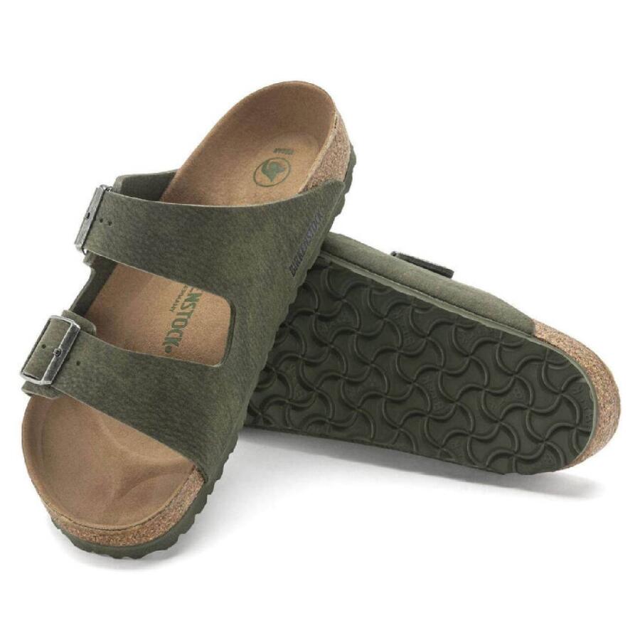 Birkenstock Arizona Desert Dust Vegan Çift Bantlı Erkek Terlik 1024544 - 6