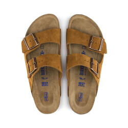 Birkenstock Arizona SFB VL Süet Çift Bantlı Kadın Terlik 1009527 - 2