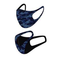 Black Spade Sentetik Örme Kumaş Yıkanabilir Unisex Maske 90021 - 1