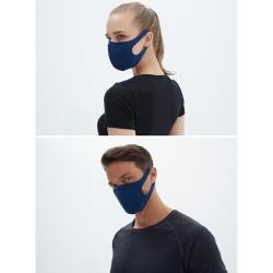 Black Spade Sentetik Örme Kumaş Yıkanabilir Unisex Maske 90021 - 2