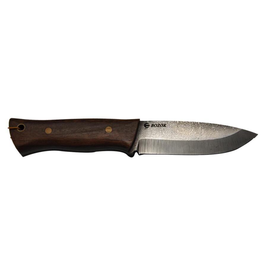 Bozok Bushcraft Tik Ağacı Saplı 24 cm Bıçak - 1