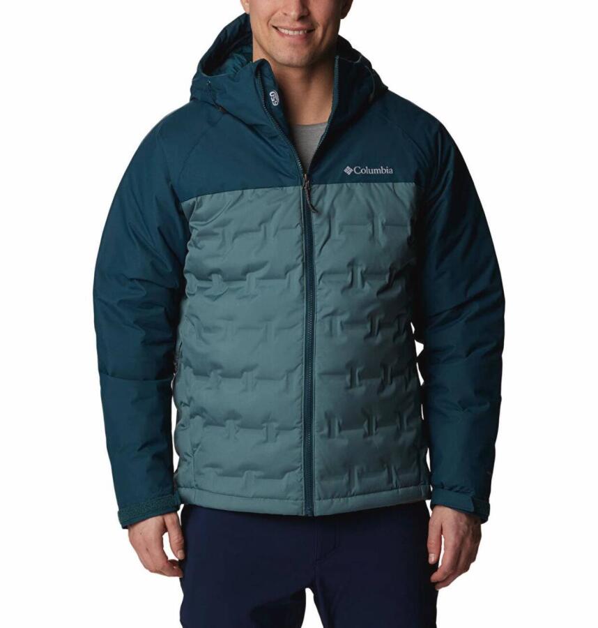 Columbia Grand Trek II Down Hooded Erkek Kaz Tüyü Mont WM5083 - 1