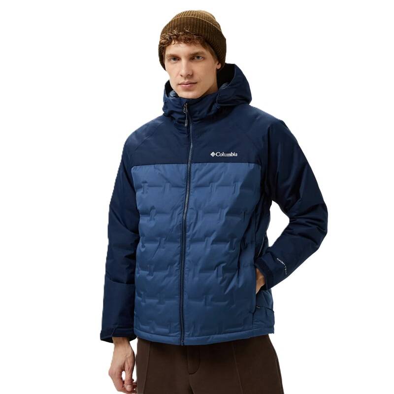 Columbia Grand Trek III Down Kapüşonlu Erkek Kaz Tüyü Mont WM7857 - 1