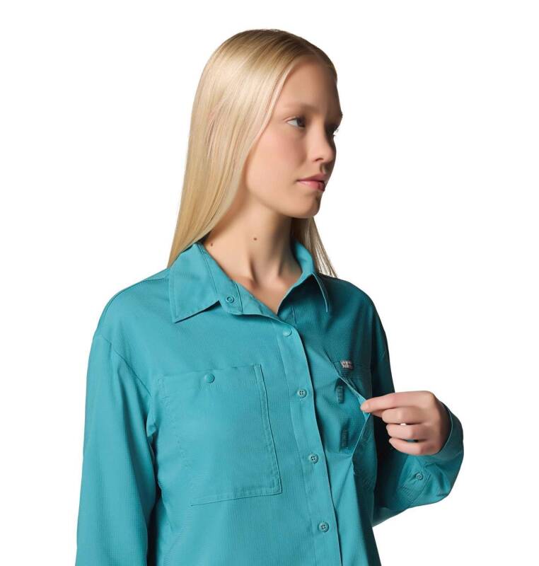 Columbia Silver Ridge Utility Ls Shirt Kadın Uzun Kollu Gömlek AK9910 - 3