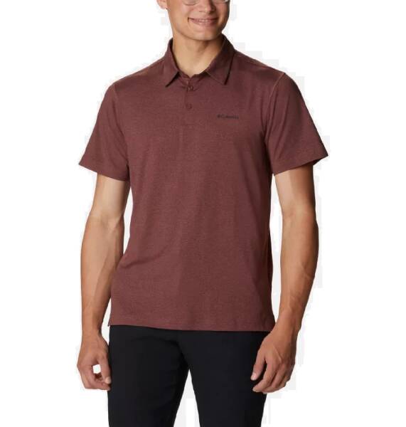 Columbia Tech Trail Erkek Polo T-Shirt AO2933 - 640 - 1
