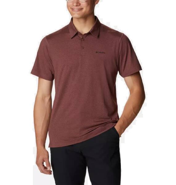 Columbia Tech Trail Erkek Polo T-Shirt AO2933 - 640 - 5