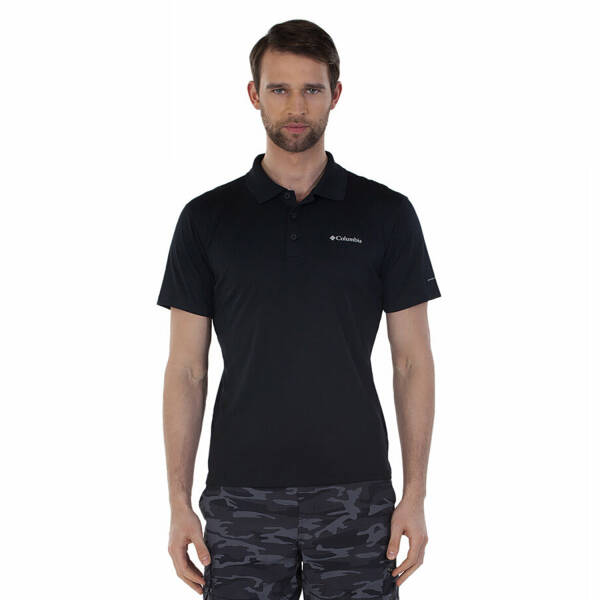 Columbia Zero Rules Polo Shirt Erkek T-Shirt AM6082-010 - 1