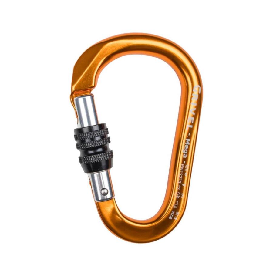 Grivel Mega K6N Vidalı Kilit Emniyetli Karabina RSK6N - 1
