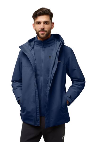 Jack Wolfskin Altenberg 3in1 Erkek Outdoor Mont A61864 - 1