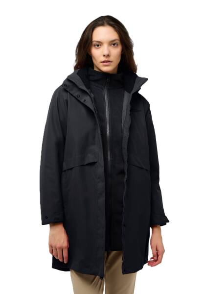 Jack Wolfskin Baylight 3in1 Coat W Kadın Outdoor Mont A60014 - 1