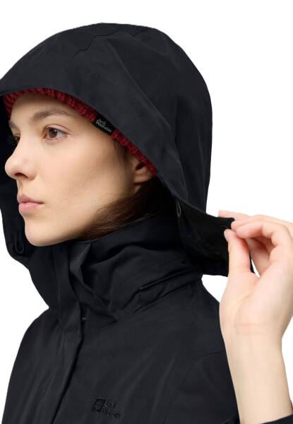 Jack Wolfskin Baylight 3in1 Coat W Kadın Outdoor Mont A60014 - 6