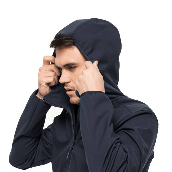 Jack Wolfskin Bornberg Hoody Softshell Erkek Ceket 1307471-1010 - 3