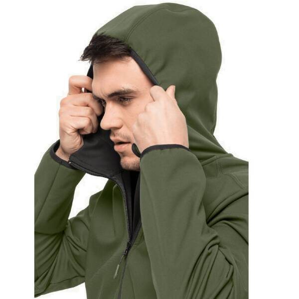 Jack Wolfskin Bornberg Hoody Softshell Erkek Ceket 1307471-4129 - 4