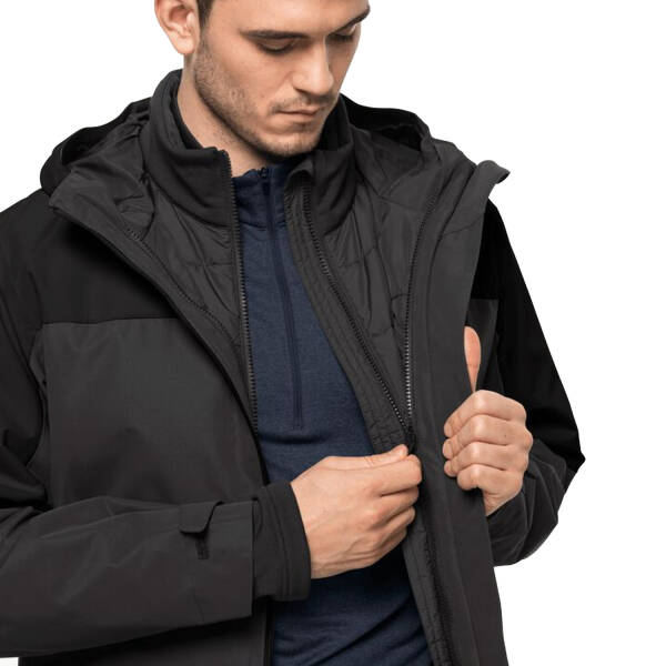 Jack Wolfskin Glaabach 3in1 Erkek Outdoor Mont 1115291-6000 - 3