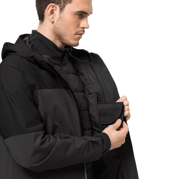Jack Wolfskin Glaabach 3in1 Erkek Outdoor Mont 1115291-6000 - 4