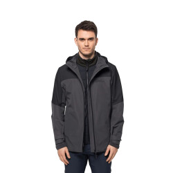 Jack Wolfskin Glaabach 3in1 Erkek Outdoor Mont 1115291-6000 - 10