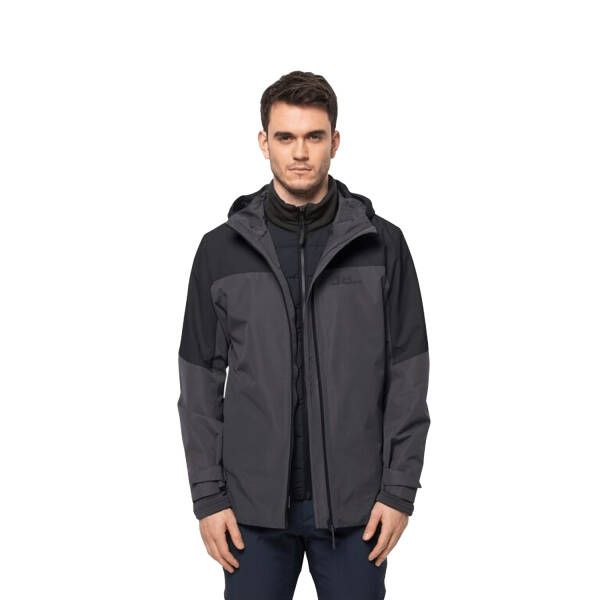 Jack Wolfskin Glaabach 3in1 Erkek Outdoor Mont 1115291-6000 - 10