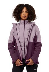 Jack Wolfskin Glaabach 3in1 W Kadın Outdoor Mont A61887 - 1