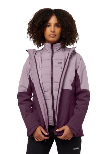 Jack Wolfskin Glaabach 3in1 W Kadın Outdoor Mont A61887 - 1