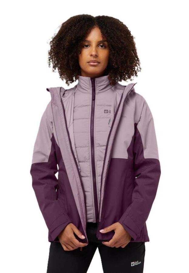 Jack Wolfskin Glaabach 3in1 W Kadın Outdoor Mont A61887 - 1