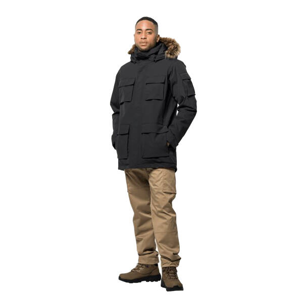 Jack Wolfskin Glacier Canyon Outdoor Erkek Parka 1107674-6000 - 2