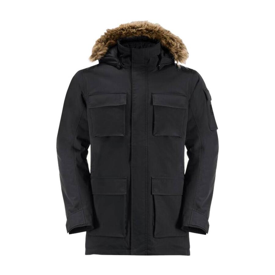 Jack Wolfskin Glacier Canyon Outdoor Erkek Parka 1107674-6000 - 1