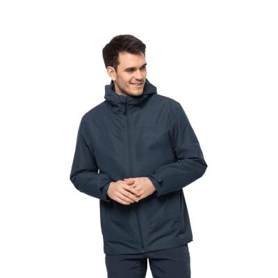 Jack Wolfskin Taubenberg 3in1 Erkek Outdoor Mont 1115311-1010 - 2