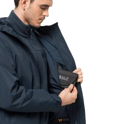 Jack Wolfskin Taubenberg 3in1 Erkek Outdoor Mont 1115311-1010 - 9