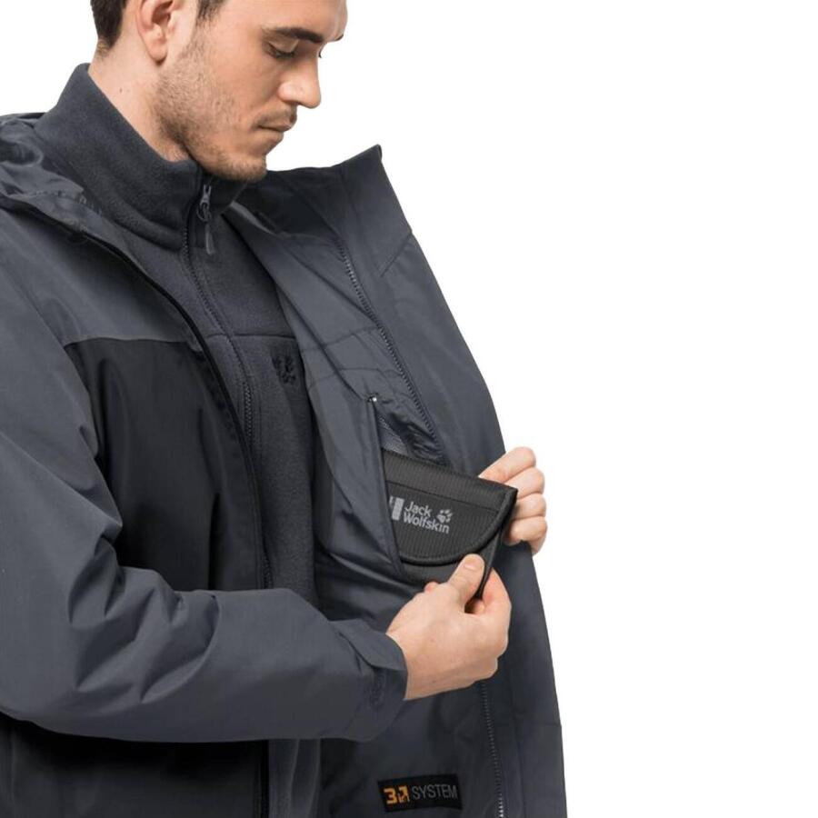 Jack Wolfskin Taubenberg 3in1 Erkek Outdoor Mont 1115311-6350 - 8