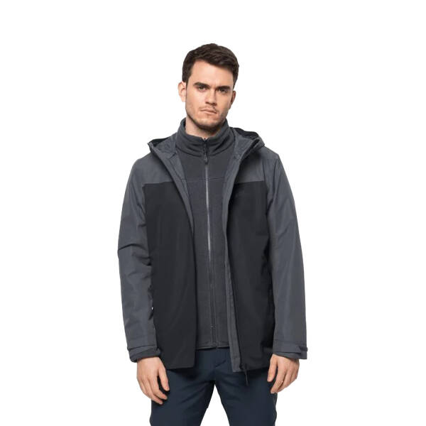 Jack Wolfskin Taubenberg 3in1 Erkek Outdoor Mont 1115311-6350 - 2