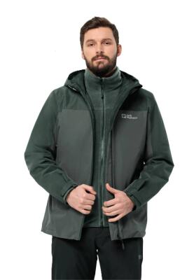 Jack Wolfskin Taubenberg 3in1 Erkek Outdoor Mont 1115311 - JACK WOLFSKIN