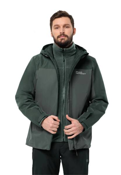 Jack Wolfskin Taubenberg 3in1 Erkek Outdoor Mont 1115311 - 1