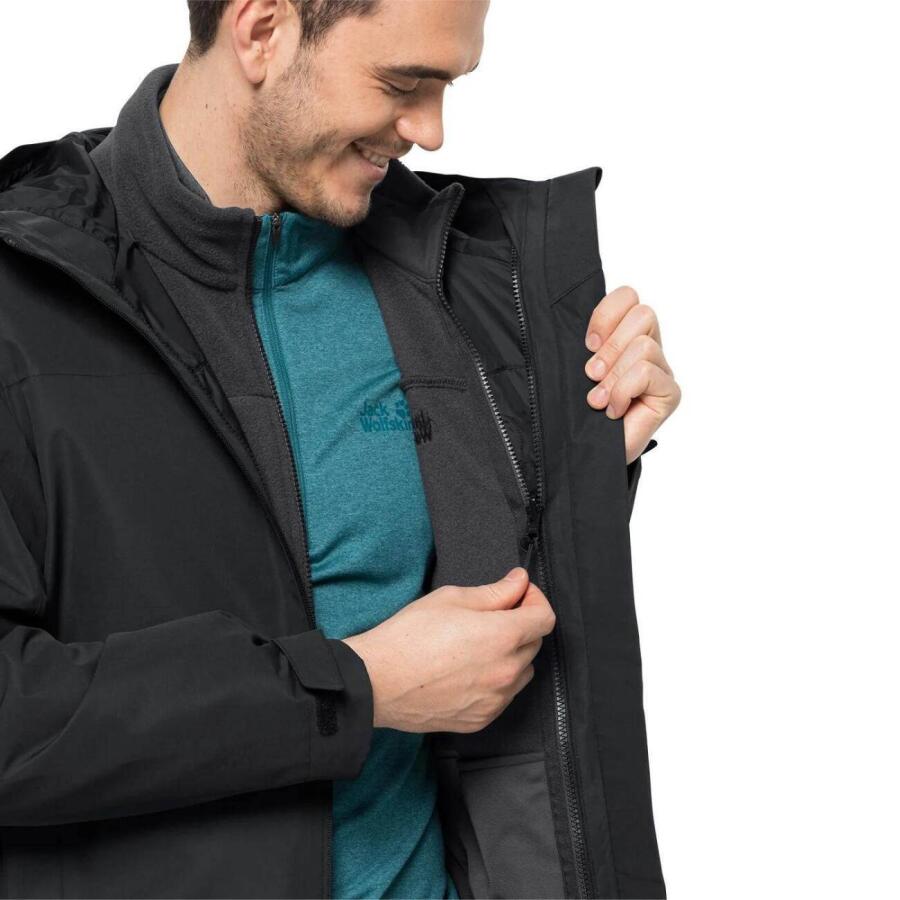 Jack Wolfskin Taubenberg 3in1 Erkek Outdoor Mont 1115311 - 8
