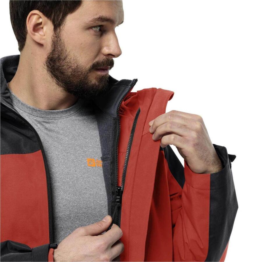 Jack Wolfskin Taubenberg 3in1 Erkek Outdoor Mont 1115311 - 5