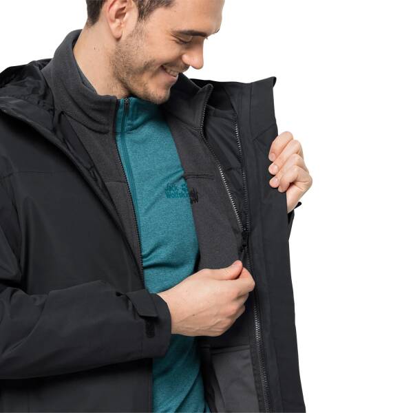 Jack Wolfskin Taubenberg 3in1 Erkek Outdoor Mont 1115311 - 9