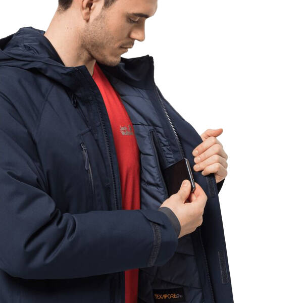 Jack Wolfskin Troposphere Su Geçirmez Erkek Outdoor Mont 1115321-1010 - 3