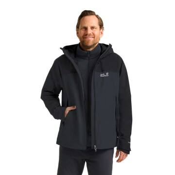 Jack Wolfskin Wild Places 3in1 Erkek Outdoor Mont A65257 - JACK WOLFSKIN