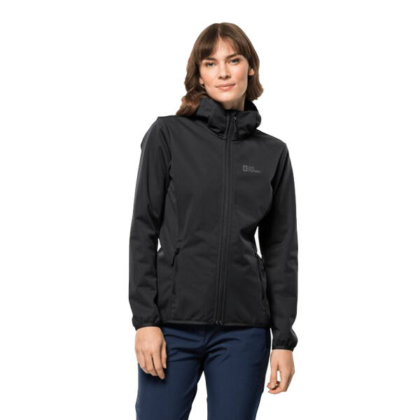 Jack Wolfskin Windhain Hoody Kadın Softshell Ceket 1307481-6000 - 2