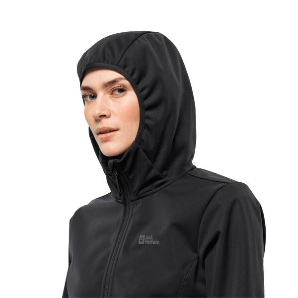 Jack Wolfskin Windhain Hoody Kadın Softshell Ceket 1307481-6000 - 4