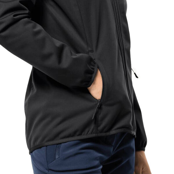 Jack Wolfskin Windhain Hoody Kadın Softshell Ceket 1307481-6000 - 5