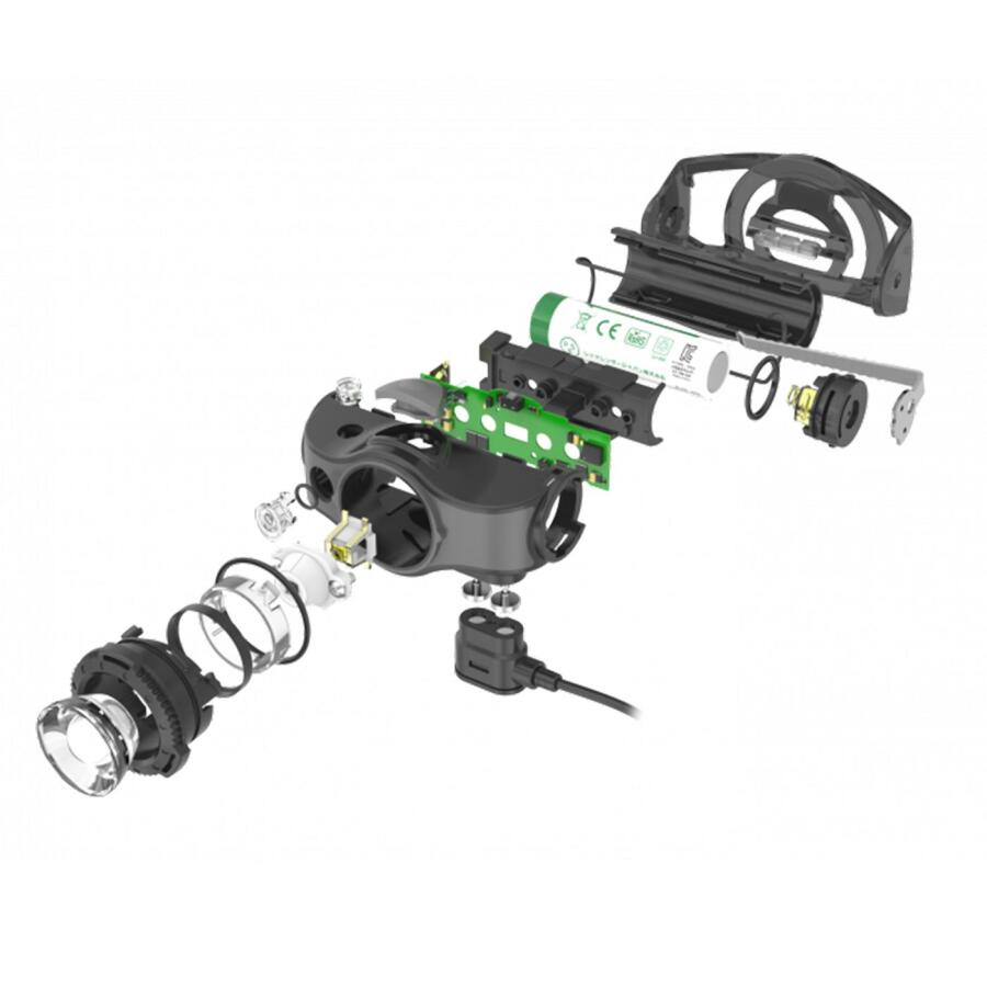 Led Lenser MH5 Black-Grey Şarjlı Kafa Feneri 502147 - 5