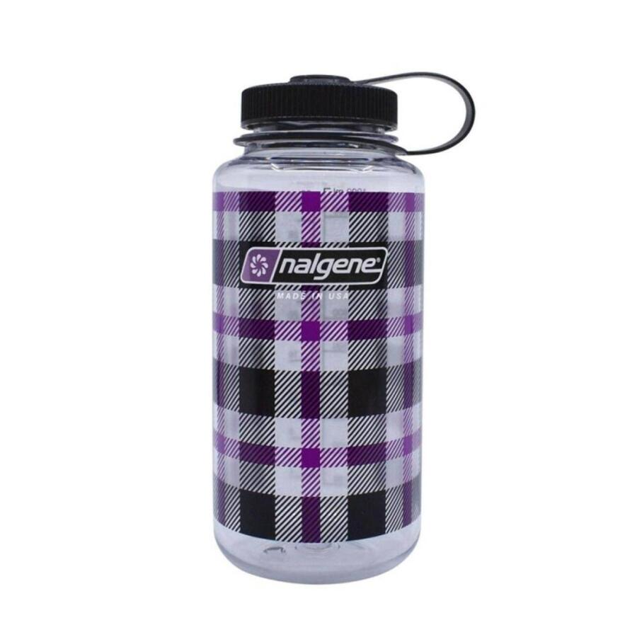 Nalgene 32oz WM Purple Plaid Tritan Suluk 2020.0132 - 1