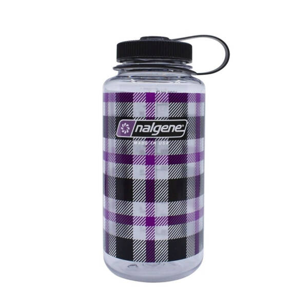 Nalgene 32oz WM Purple Plaid Tritan Suluk 2020.0132 - 1